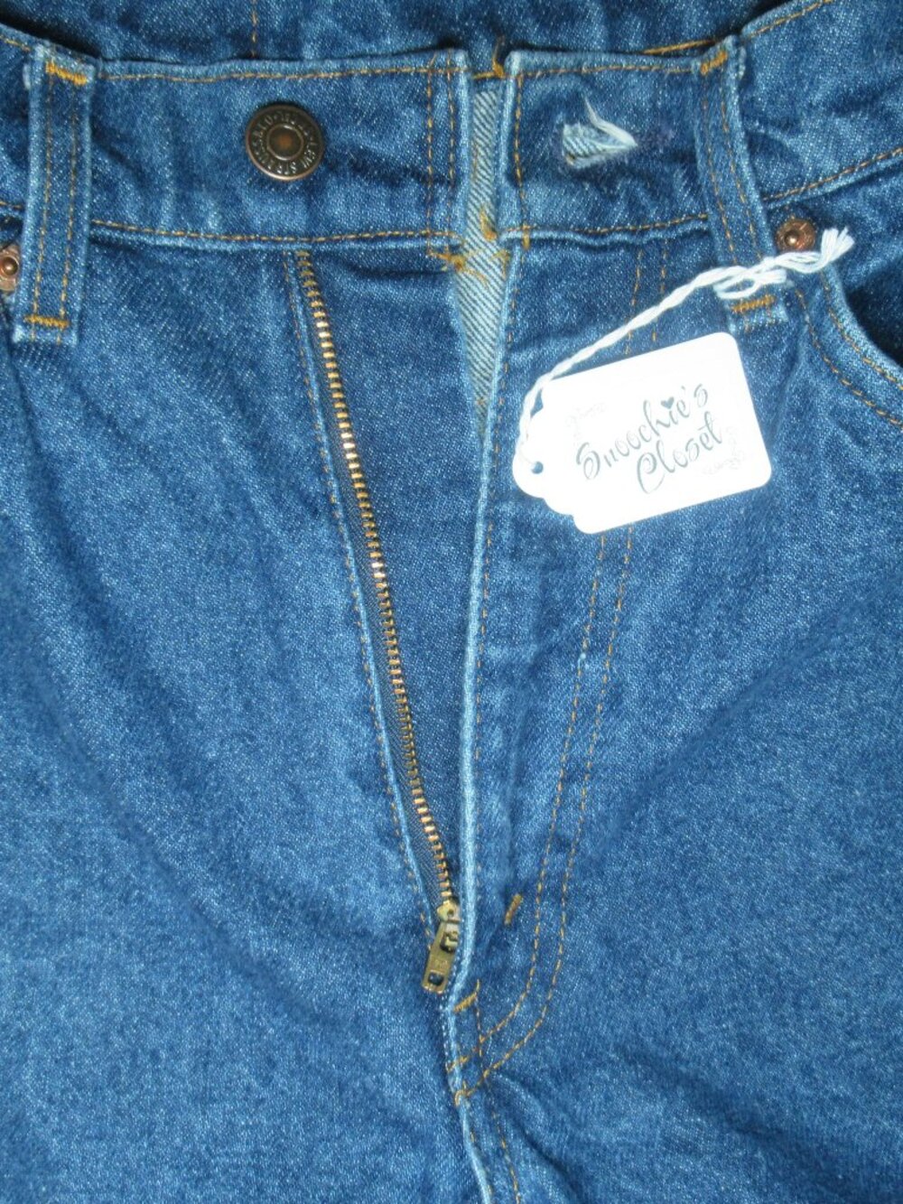 Levi’s Vintage 505 Orange Tab Straight Leg Jeans | Size 32W x 31L - Picture 5 of 13